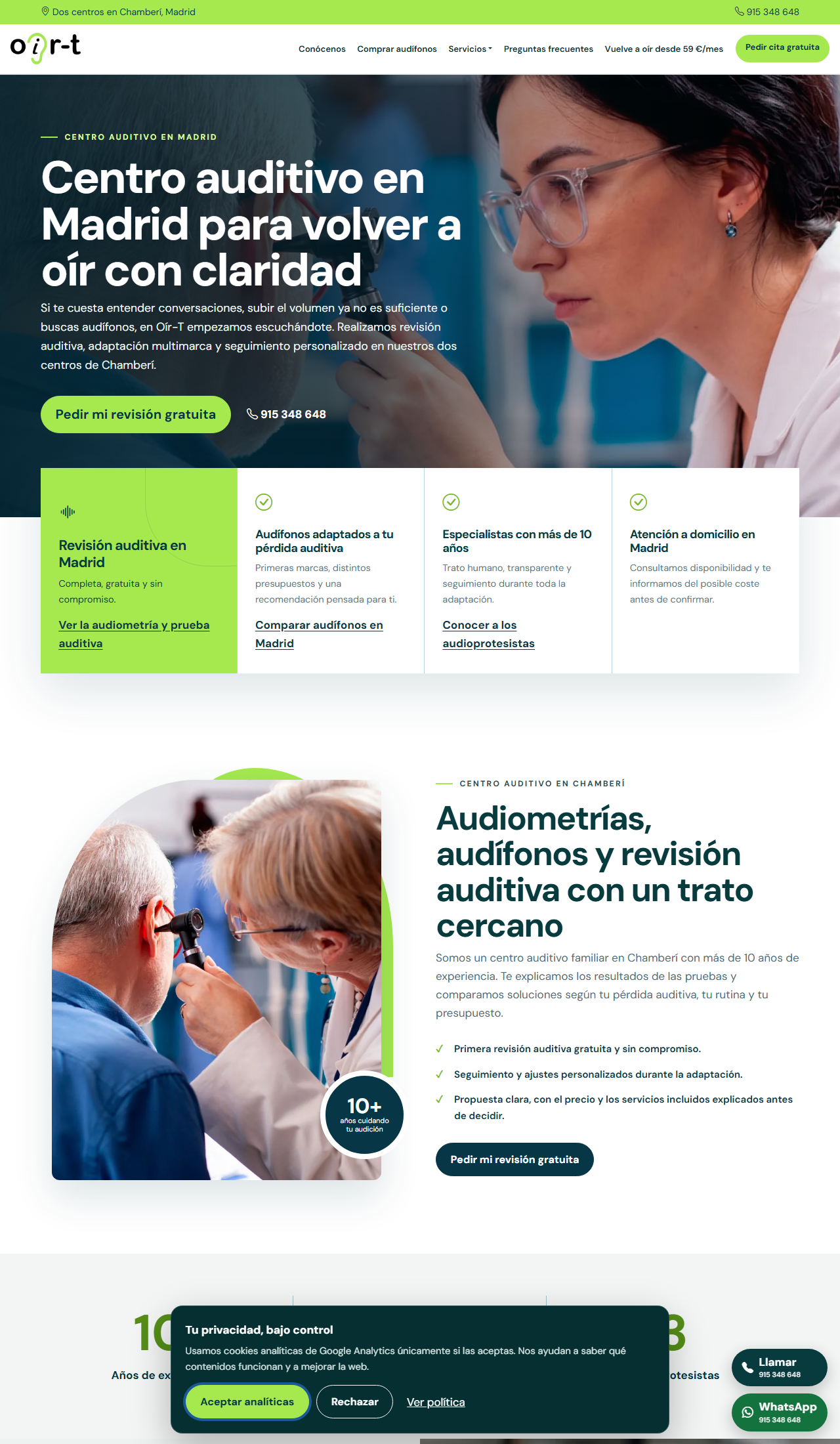 Oír-T Audiología Madrid